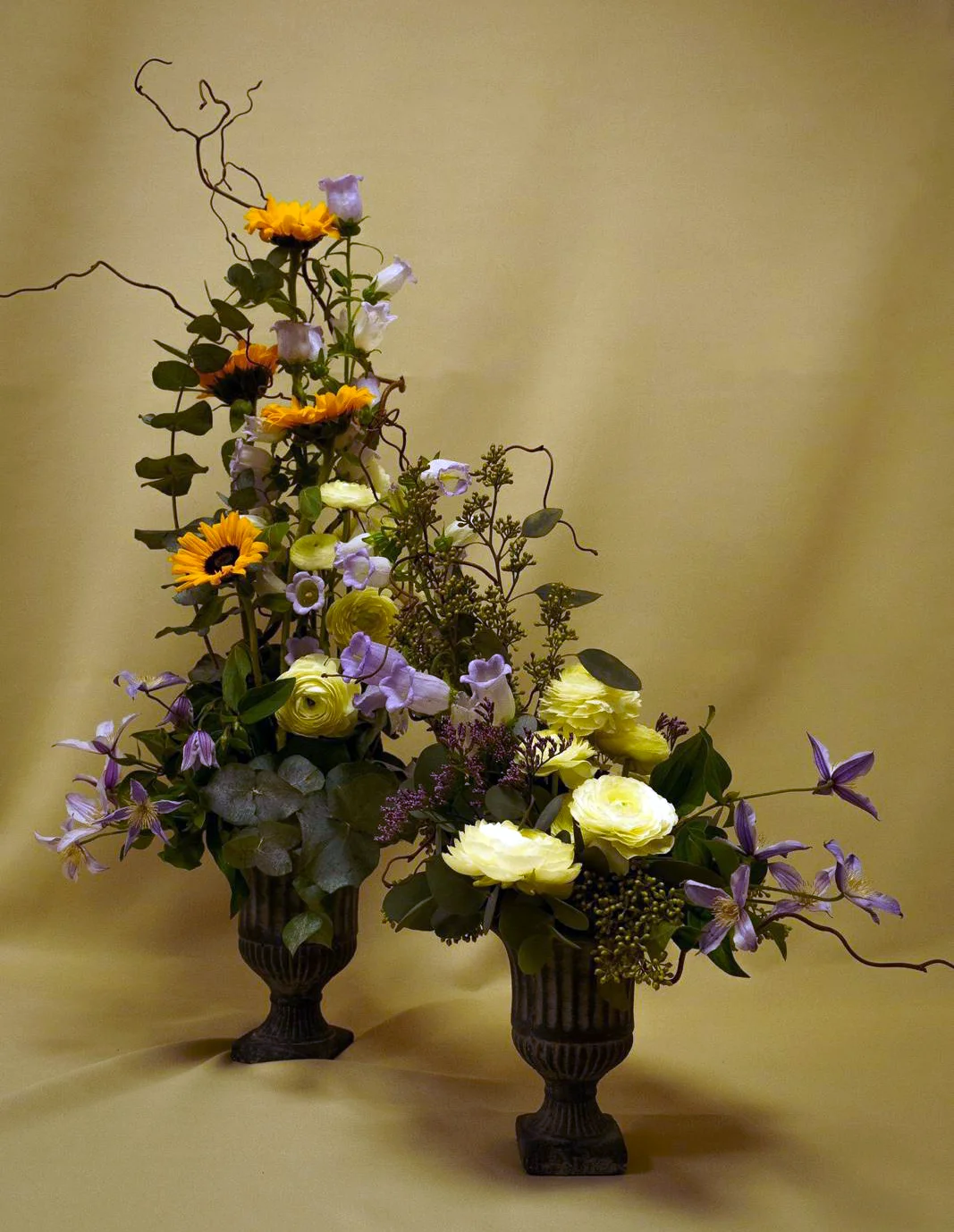 © Mylène Haudebourg compositions fleurs baroque medicis